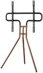 TV-Stand Staffelei-Design (75") braun