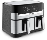 EY90JDE Dual Easy Fry & Grill Hei&szlig;luft-Fritteuse edelstahl