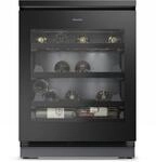 KWTUS 7054 F Unterbau-Weintemperierschrank obsidianschwarz