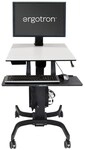 WorkFit-C Single HD Arbeitsplatz mobil Steh-Sitz, f&uuml;r Bildschirm 30"