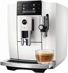 E8 Kaffee-Vollautomat Piano White (ED), Latte Macchiato/Cappuccino, 15 bar, 1,9...