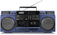 Life P66538 Boombox (MD44538) Radio-Rekorder mit CD + Kassette blau