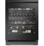 KWTUS 7074 F Unterbau-Weintemperierschrank obsidianschwarz