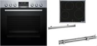 MKHSTEELP Herdset mit Induktionskochfeld bestehend aus HEG578BS4+NIF64RCB5E+HEZ638000