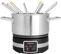 Fondue Multicook 4-in-1 Fondue edelstahl/schwarz
