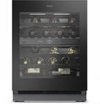 KWTUS 7096 E Unterbau-Weintemperierschrank obsidianschwarz
