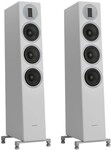 Orchestra Shaped Signature /Paar Stand-Lautsprecher mattwei&szlig;/silber