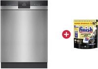 SN43EUEUCE Unterbau-Geschirrsp&uuml;ler 60 cm + Dein Geschenk: Finish Ultimate Plus Tabs