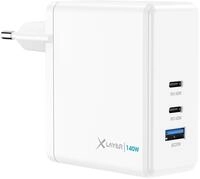 Powercharger (140W) 1x USB / 2x USB-C wei&szlig;