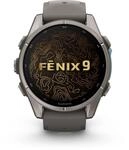 fenix 9 (43mm) Sportuhr kieselgrau/titan