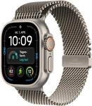 Apple Watch Ultra 4 (49mm) GPS+5G Smartwatch Titan mit Milanaise Armband (M)