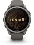 fenix 9 (47mm) Sportuhr kieselgrau/titan