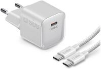 USB Type-C Wandladeger&auml;t (40W) mit USB Type-C Kabel (1,5m) wei&szlig;