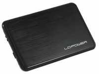 LC-PRO-25BUB 2,5" USB 2.0 Festplattengehäuse schwarz/alu