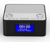 UR170SW Uhrenradio schwarz