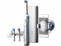 Genius 8200 Elektrische Zahnbürste + Smartphone Halter weiß/silber