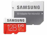 EVO Plus 128GB microSDXC UHS-I U3 100MB/s Full HD & 4K UHD Memory Card with...