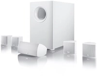 Movie 95 5.1 A/V-Lautsprechersystem mit Aktiv-Subwoofer wei&szlig;