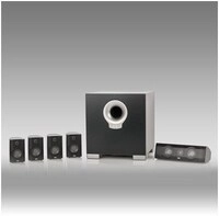Cinema 10 5.1 A/V-Lautsprechersystem mit Aktiv-Subwoofer alu schwarz hochglanz