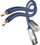 XLR (m) XLR (w) Stereo (0,75m) XLR-Kabel blau/silber