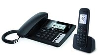Sinus PA 207 Plus 1 Schnurlos + Schnurgebunden mit AB schwarz