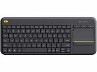 K400 Plus (DE) Kabellose Tastatur dunkelgrau