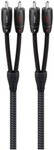 Sydney RCA>RCA (1,5m) Audiokabel dunkel grau/schwarz