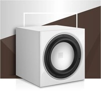 SUB E-9 F Aktiv-Subwoofer wei&szlig;