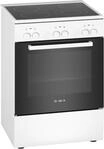 HKA090220 Elektroherd mit Glaskeramikfeld polar wei&szlig;