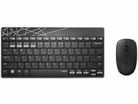 8000M Kabelloses Tastatur-Set schwarz