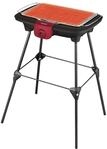 BG90F5 Easygrill Adjust Party-/Barbequegrill schwarz/burgundrot