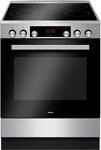 SHCX 913 100 E Elektroherd mit Glaskeramikfeld edelstahl, 77 l, schnelles Vorheizen,