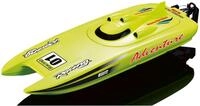 Rennkatamaran Adventure RC Boot neon gr&uuml;n