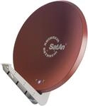 CAS 90ro Satelliten-Reflektor rotbraun