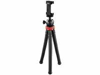 FlexPro (27cm) Stativ für Smartphone/GoPro/Fotokamera rot