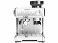 Design Espresso Advanced Barista Siebträgermaschine silber