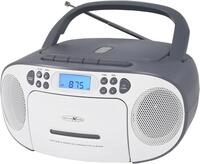 RCR2260 Radio-Rekorder mit CD + Kassette wei&szlig;/grau