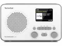 Techniradio 6 IR Kofferradio weiß/grau