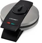 1639 SR Waffeleisen edelstahl schwarz