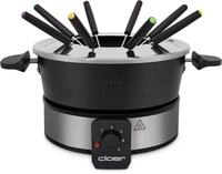 6679 Fondue edelstahl/schwarz