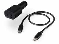 USB-C-Netzteil schwarz für PKW
