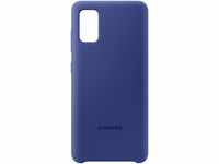 Silicone Cover für Galaxy A41 blau