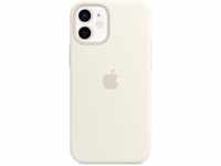 Silikon Case mit MagSafe für iPhone 12 mini weiß