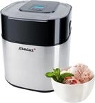 IC 30 Eismaschine edelstahl/schwarz