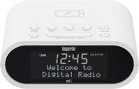 Dabman d20 Uhrenradio wei&szlig;