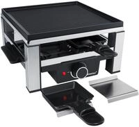 RC 104 Raclette schwarz/edelstahl