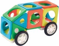 Magnets Cars 8 Dreiecke/12 Quadrate/2 Achsen