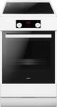 SHI 905 150 W Stand-Elektroherd mit Induktionsfeld wei&szlig;, 65 l, Pizza-Stufe, A, 4