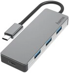 USB-C-Hub 4 Ports, USB 3.2 Gen2 grau