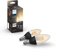 Hue Wh. 4.5W Fil Candle E14 2er P. LED-Kerze